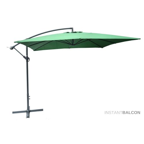Kerti napernyő állítható dőlésszögű, vízálló, 270*270 cm, zöld