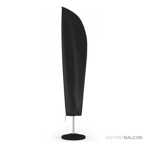 Anti-UV esővédő huzat függő napernyőhöz 200-400 cm átmérőig, fekete