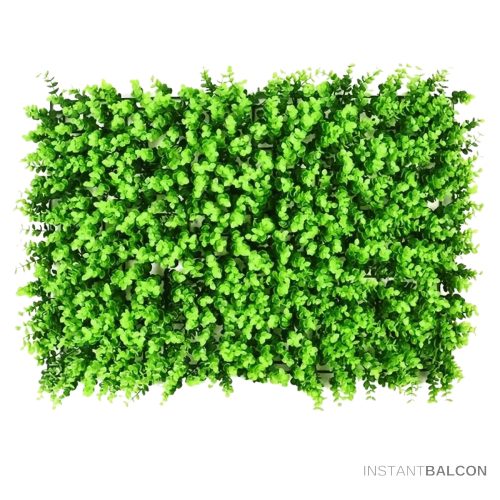 Élethű műnövényfal dekoráció, DIY, 40x60 cm, Eucalyptus, zöld