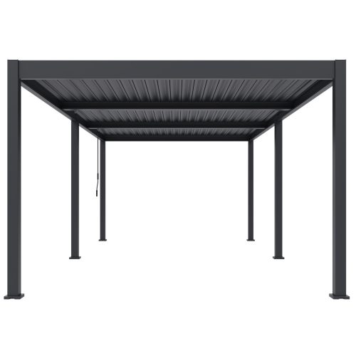 Rojaplast Intro Duo bioklimatikus alumínium pergola - szabadon álló - 7,2 x 3,6 m